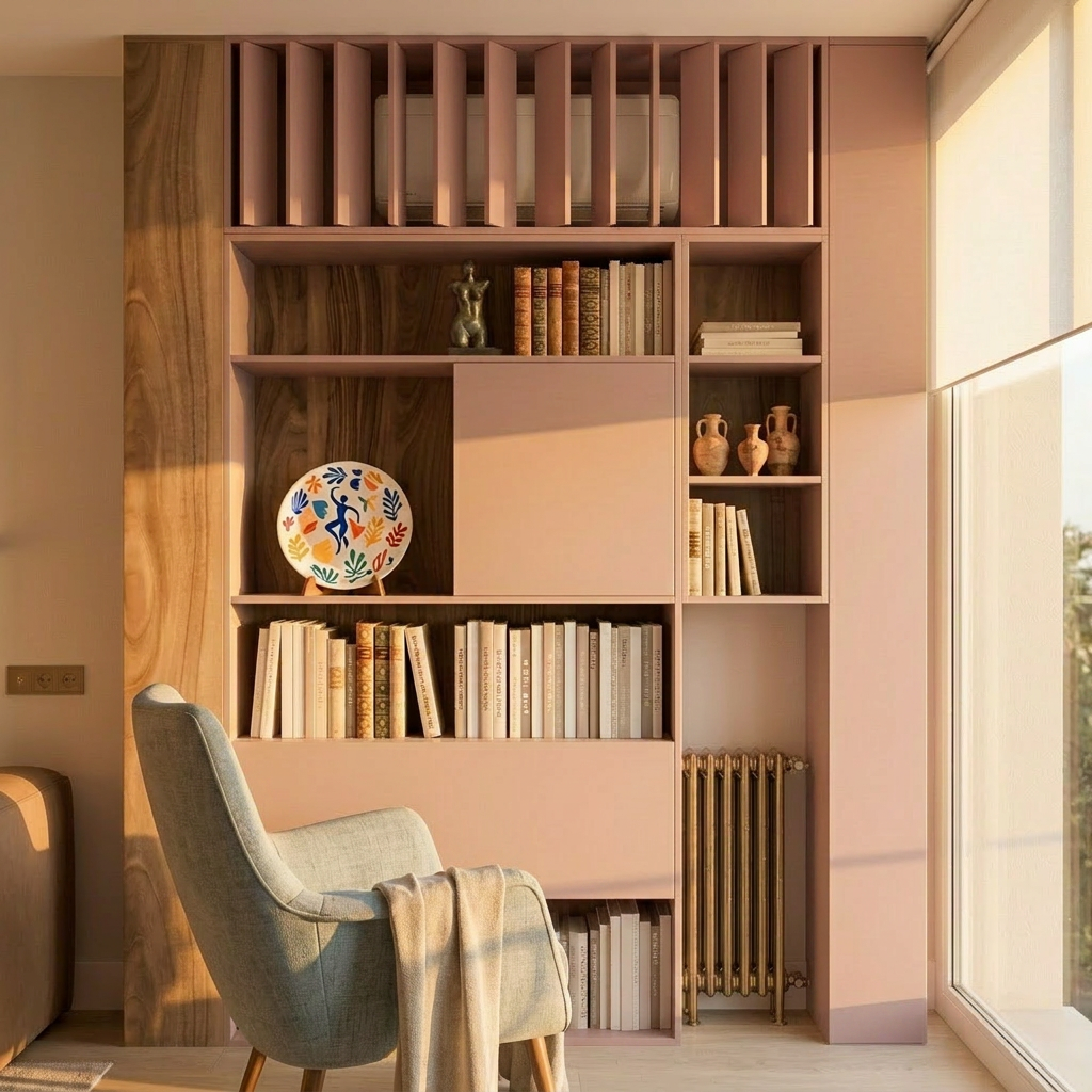 Bibliothèque et cache-clime — Saint Raphaël
